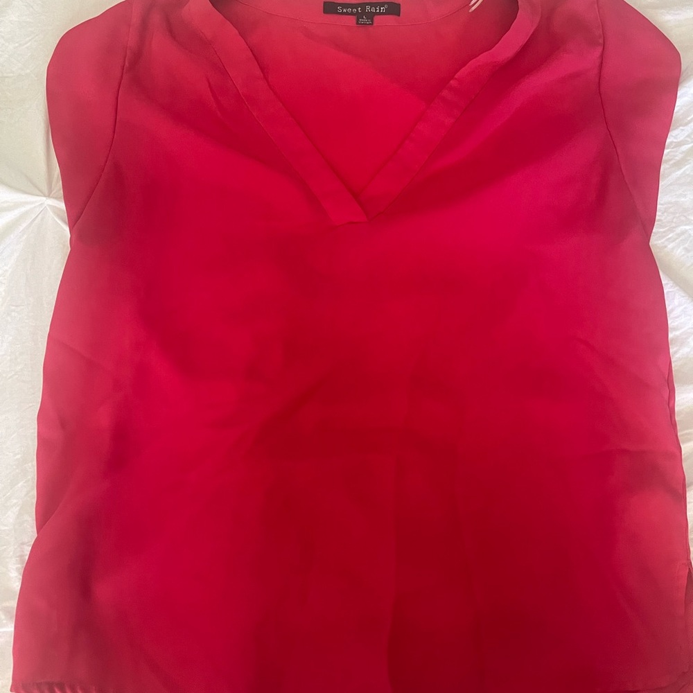 Pink blouse